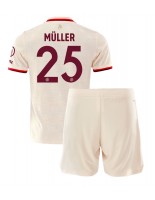 Bayern Munich Thomas Muller #25 Tredjedraktsett Barn 2024-25 Korte ermer (+ bukser)